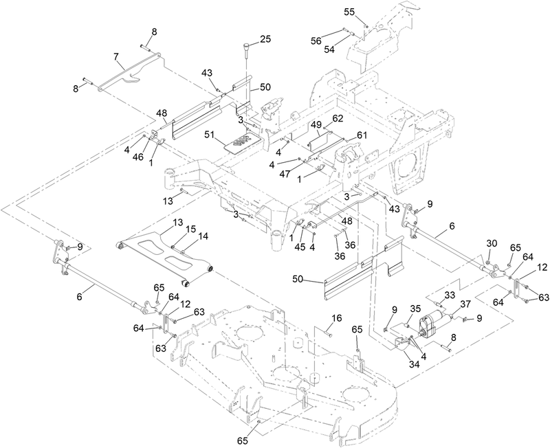 Deck Lift Assembly