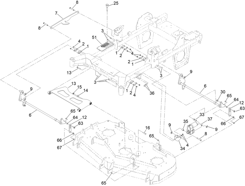 Deck Lift Assembly