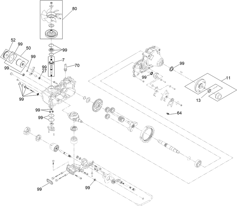 LH Transaxle Assembly No 138 6076
