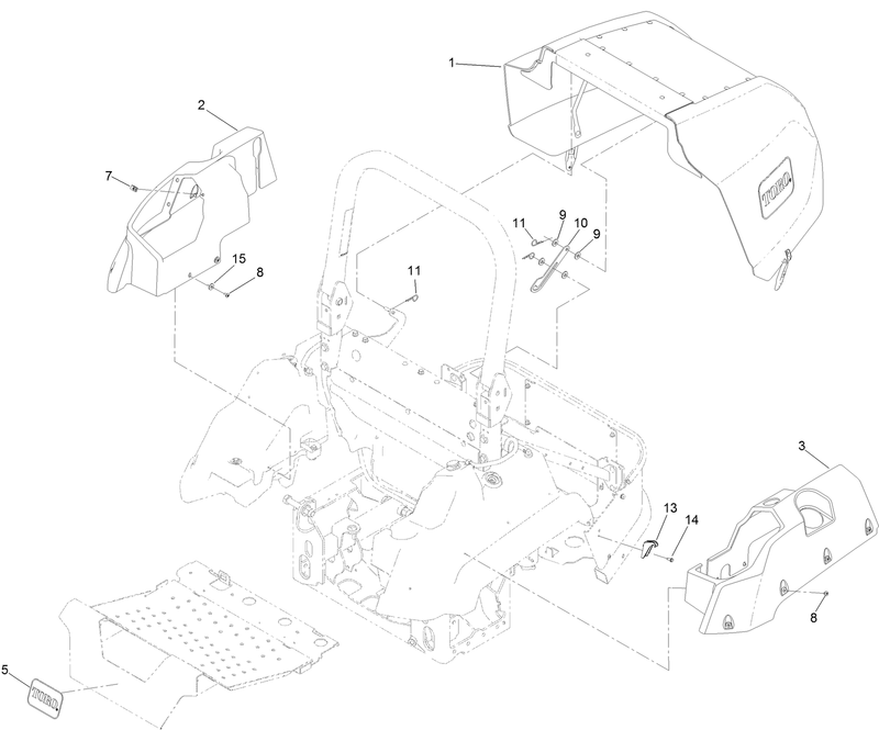 Hood and Tank Cover Assembly