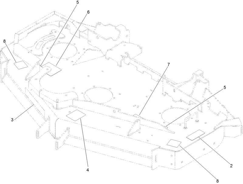 Deck Decal Assembly No 126 6814