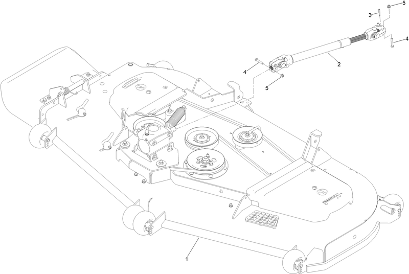 Deck and Driveshaft Assembly