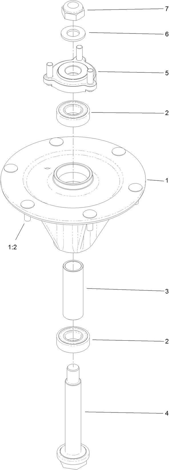 Spindle Assembly No 127 0560