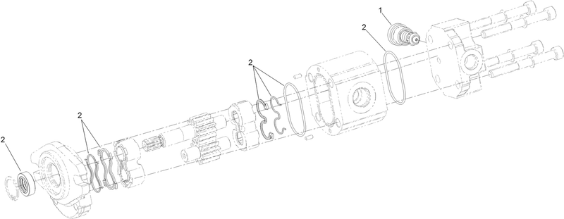 Hydraulic Gear Pump Assembly No 112 9542