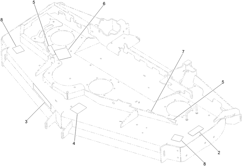 Deck Decal Assembly No 126 6819