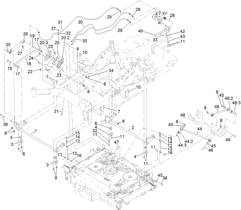 Deck Lift Assembly