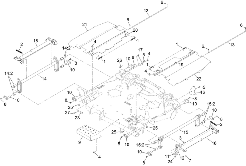 Deck Fold Assembly