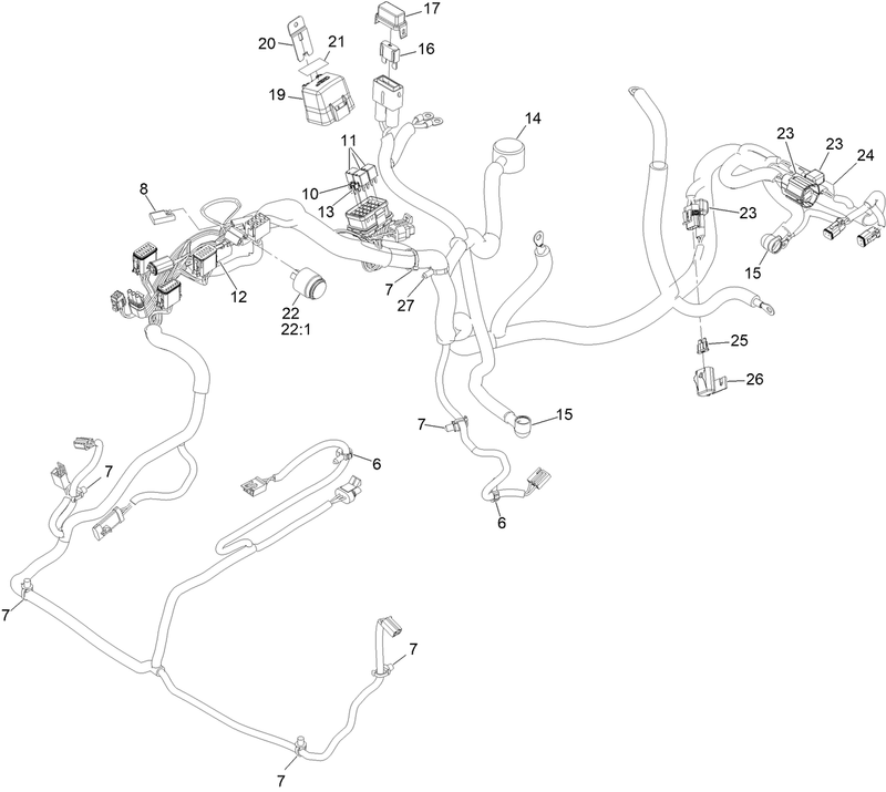 Electrical Harness Assembly No 142 8168