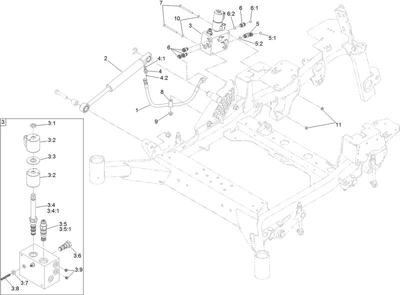 Hydraulic Lift and Fold Assembly