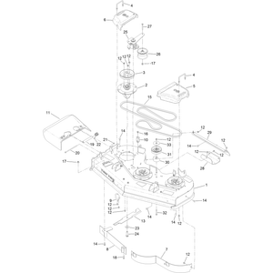 48 Inch Deck Assembly
