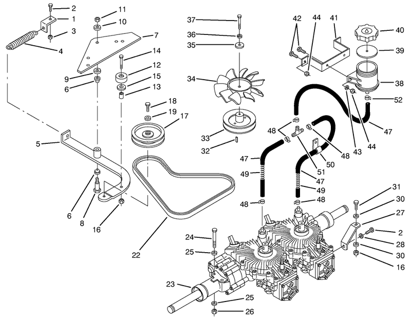 Transmission and Drive System Assembly