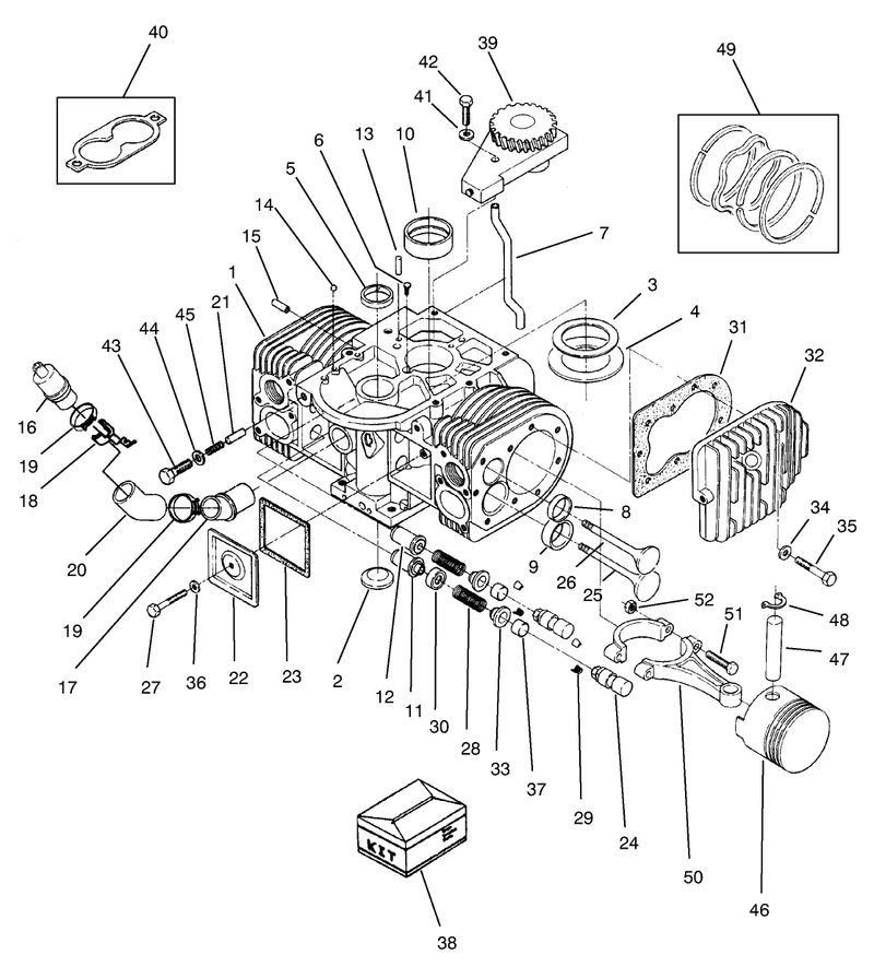 Engine Cylinder Block Assembly