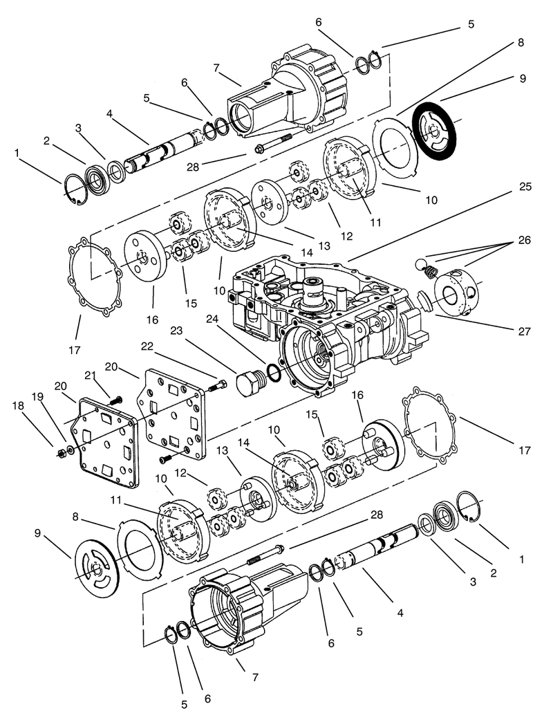 Transmission Assembly Eaton Model 781 016 continued
