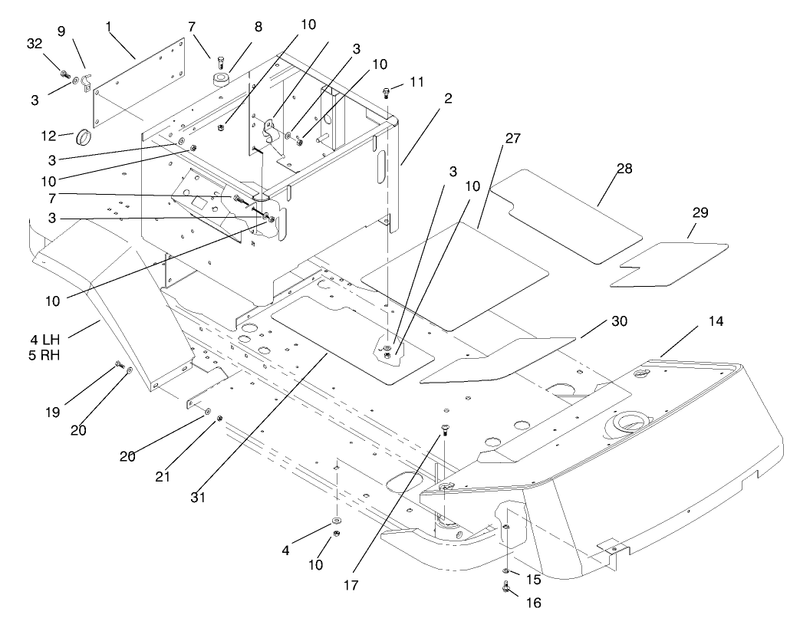Fender and Floor Pan Asm