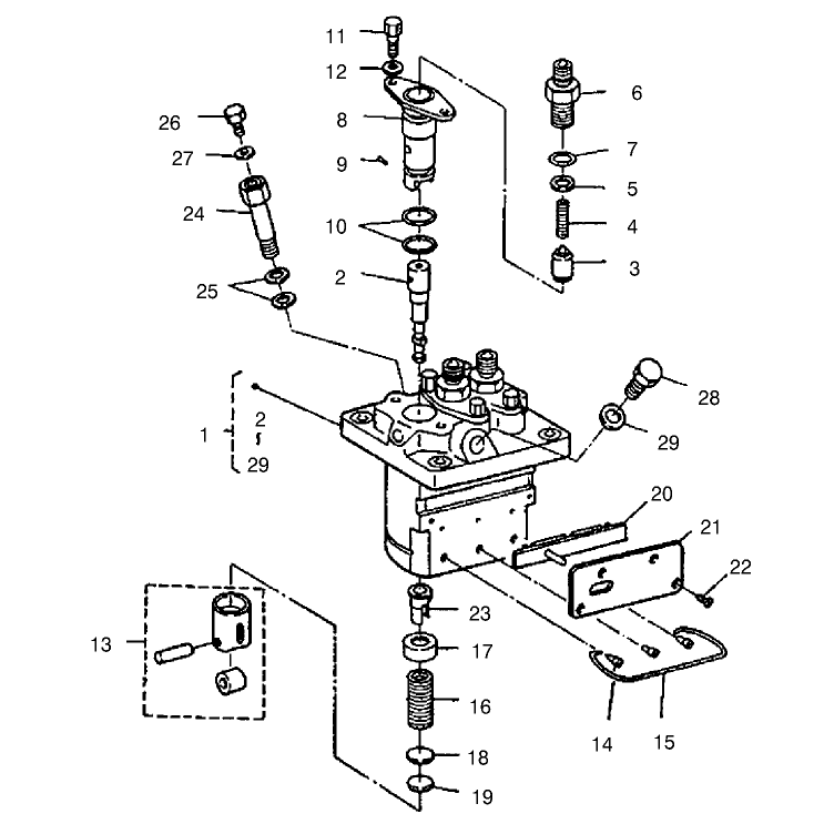 Injection Pump Complete Parts