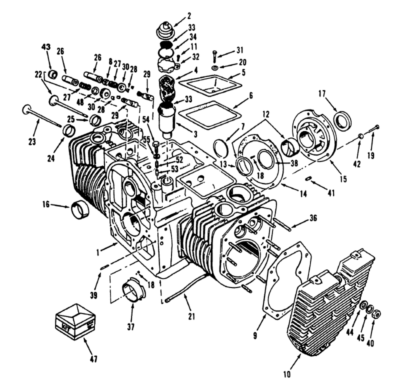 Engine Cylinder Block P224 G Spec E