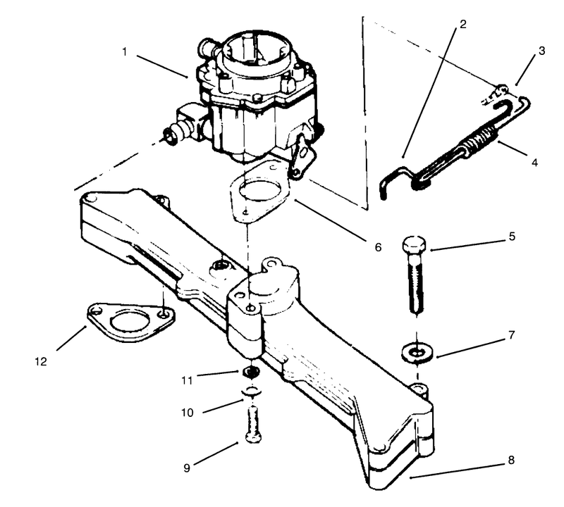 Carburetor Intake Manifold