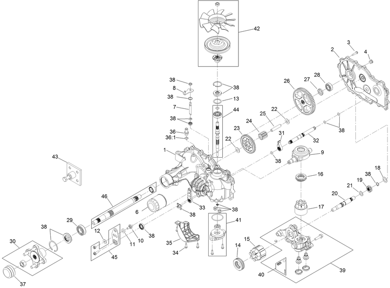 RH Transaxle Assembly No 120 7861