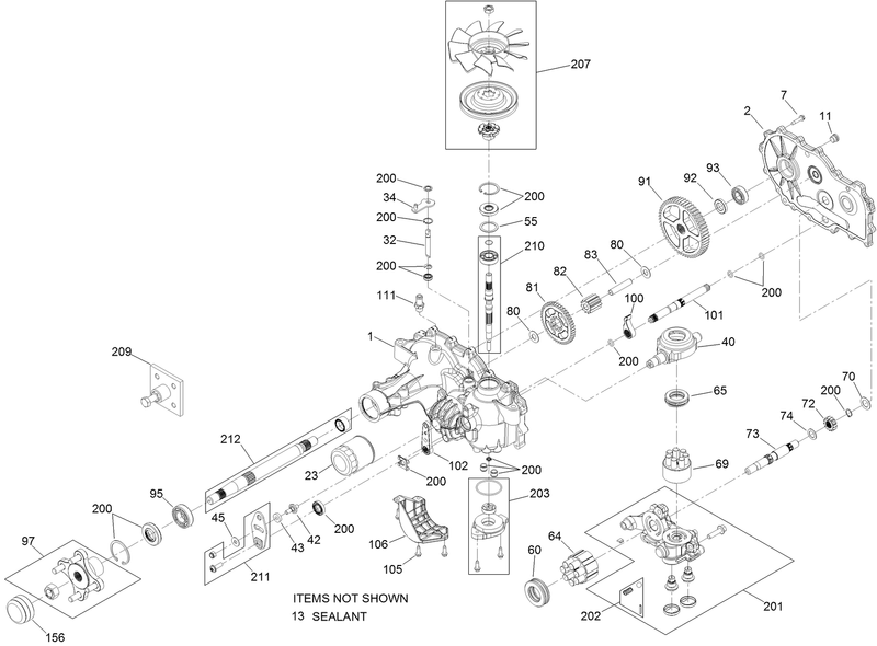 RH Transaxle Assembly No 120 7861
