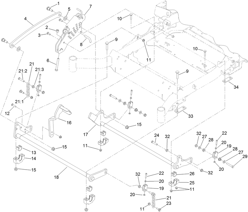 Deck Lift Assembly