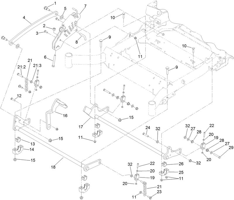 Deck Lift Assembly