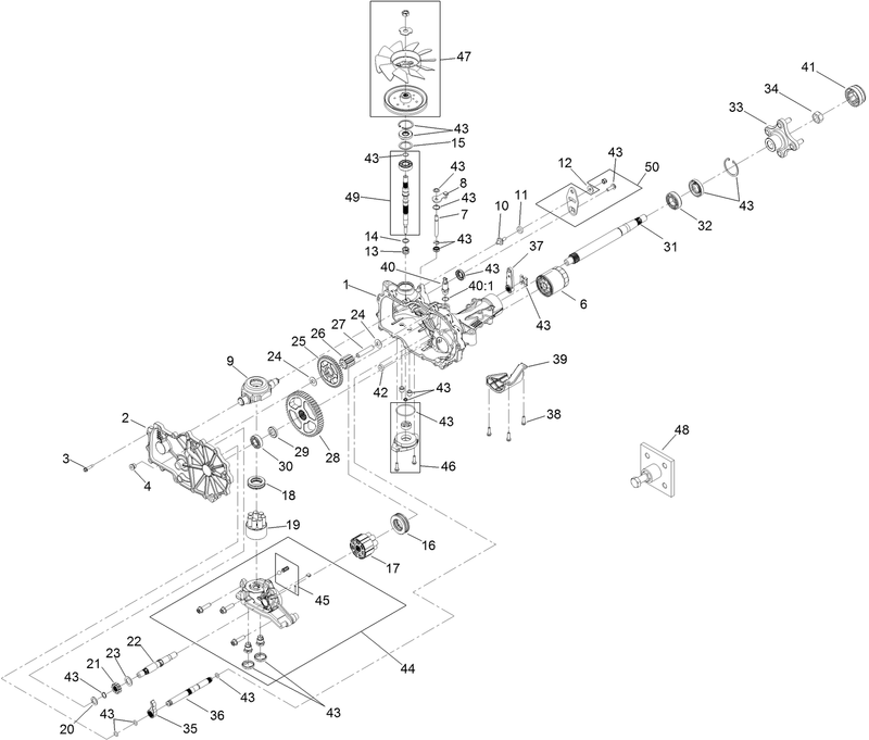 RH Transaxle Assembly No 117 2610