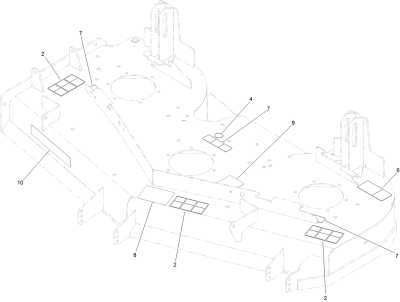 Deck Decal Assembly No 120 2351