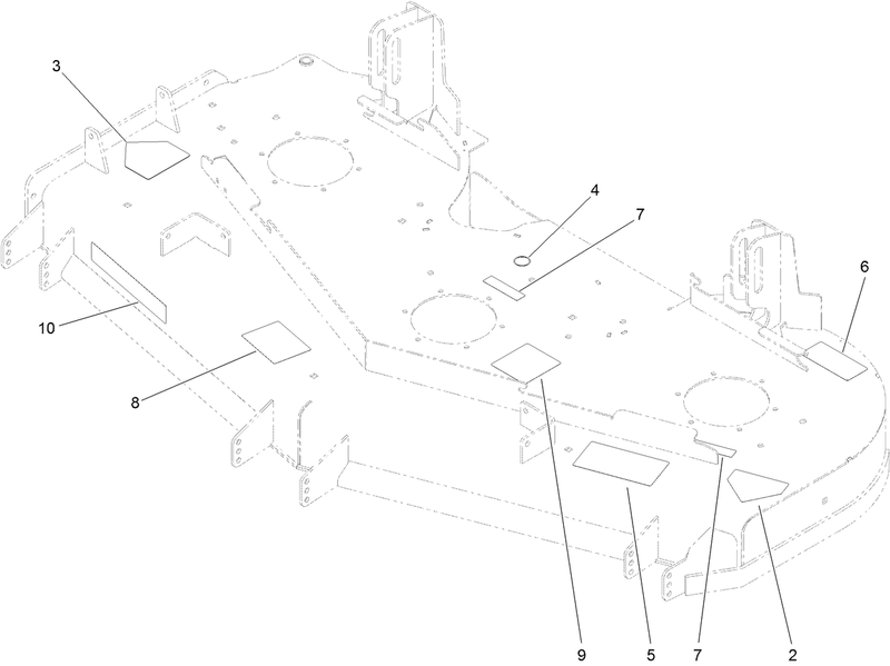 Deck Decal Assembly No 120 2461