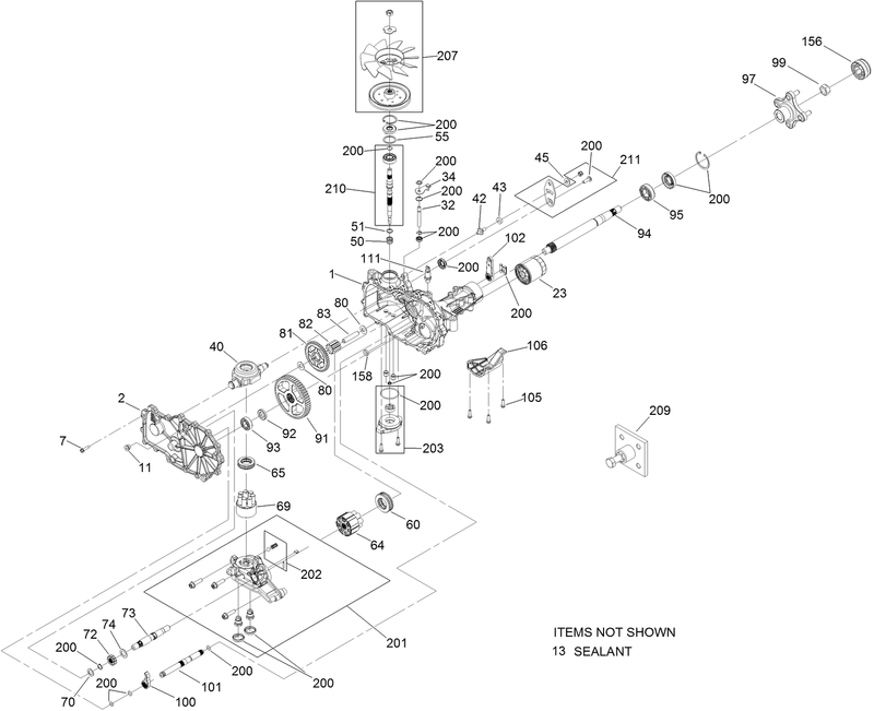 RH Transaxle Assembly No 117 2610