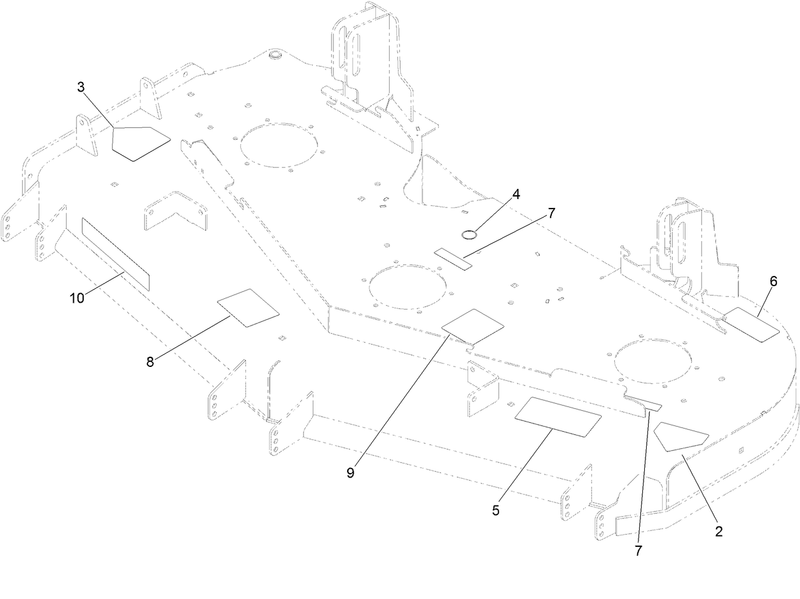 Deck Decal Assembly No 120 2461