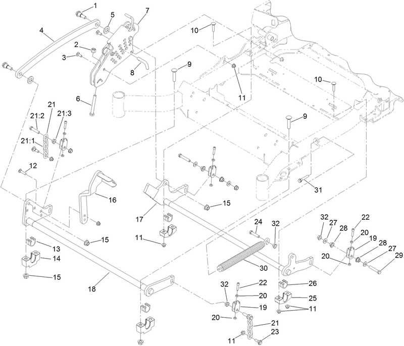 Deck Lift Assembly