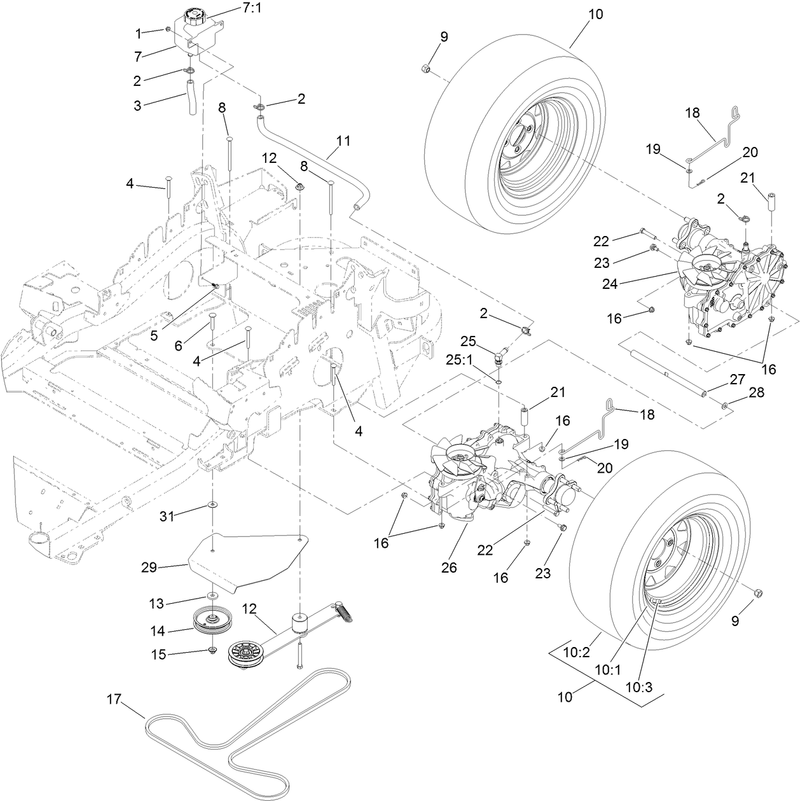 Hydro Drive System Assembly