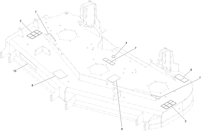 Deck Decal Assembly No 120 2461