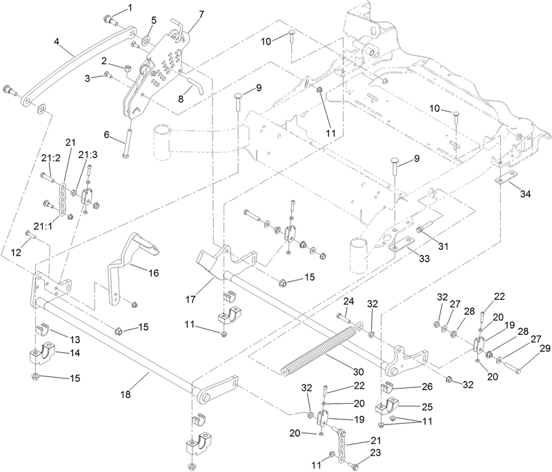 Deck Lift Assembly