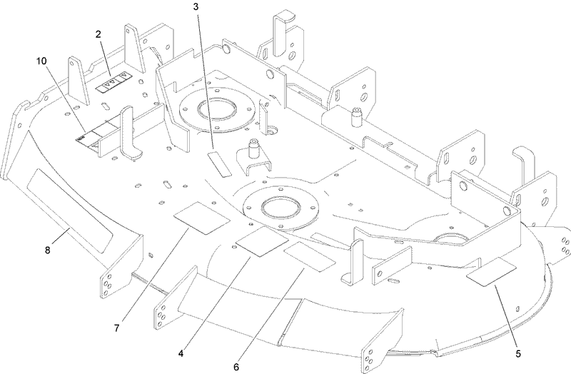 Deck Decal Assembly No 106 6560