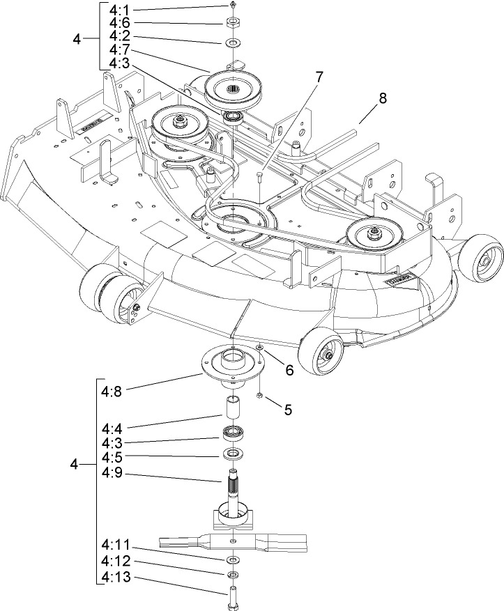 Deck Spindle Assembly