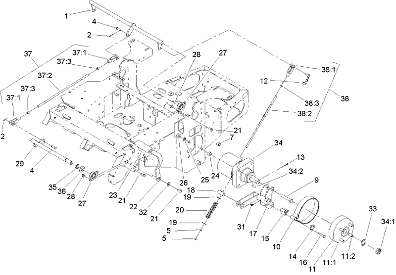 Parking Brake System Assembly