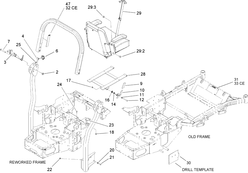 Roll Over Protection System Assembly No 107 3066