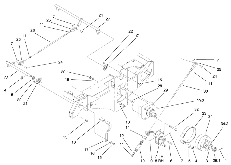 Parking Brake System Assembly
