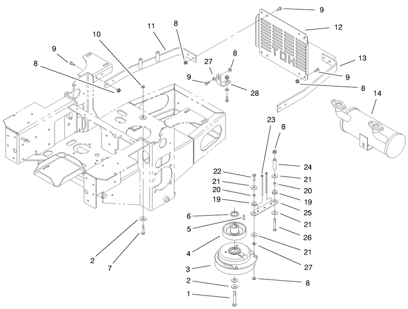 Engine And Clutch Assembly