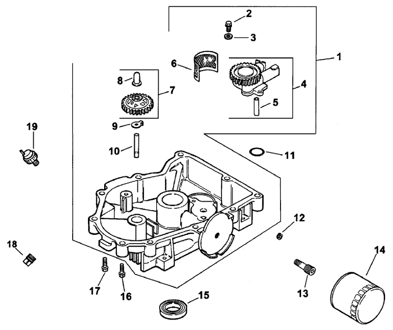 Group 3 Oil Panlubrication Assembly