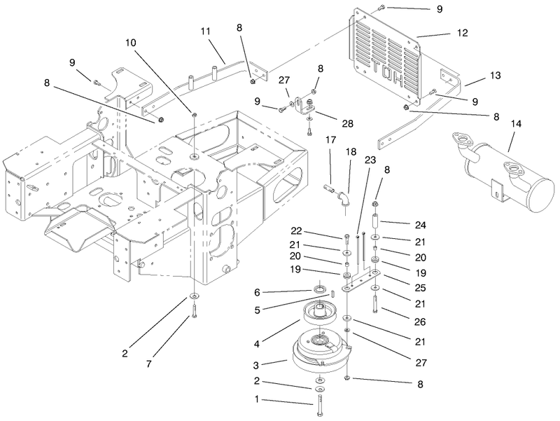 Engine And Clutch Assembly