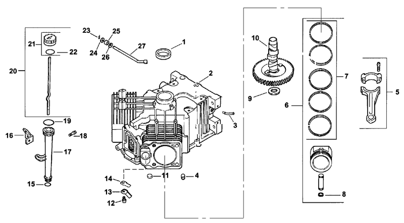 Group 2 Crankcase Assembly