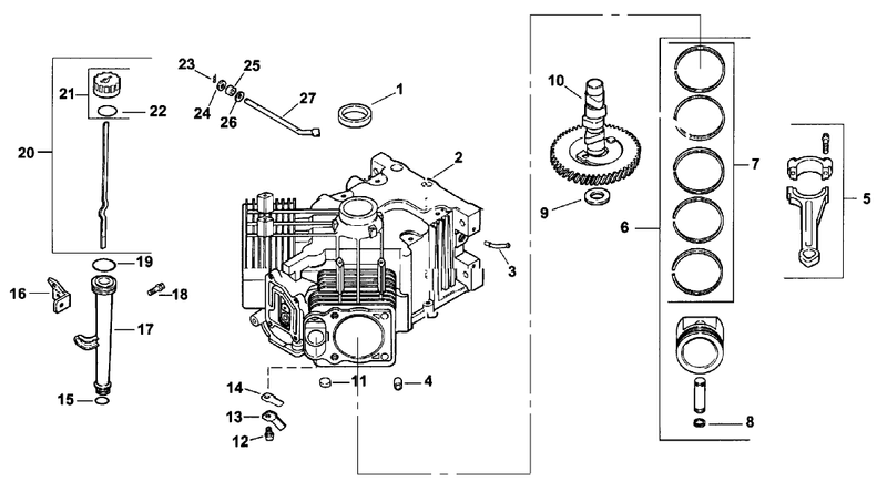 Group 2 Crankcase Assembly