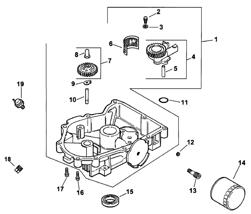 Group 3 Oil Panlubrication Assembly