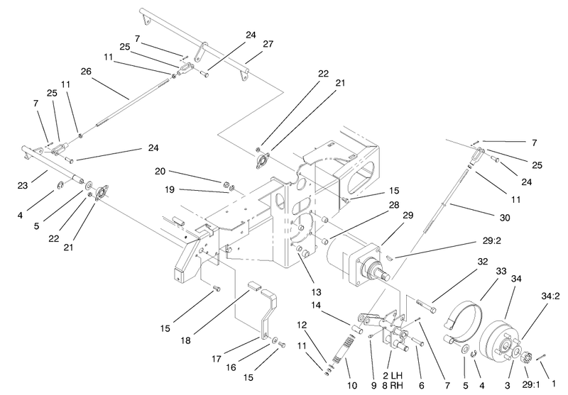 Parking Brake System Assembly
