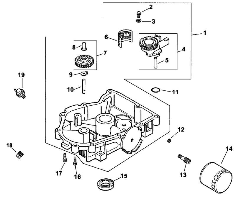 Group 3 Oil Panlubrication Assembly