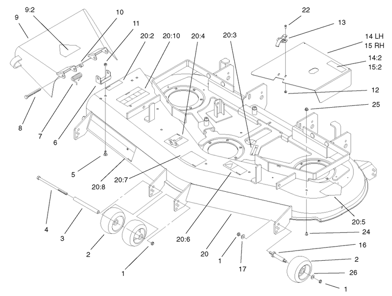 52in Deck Assembly