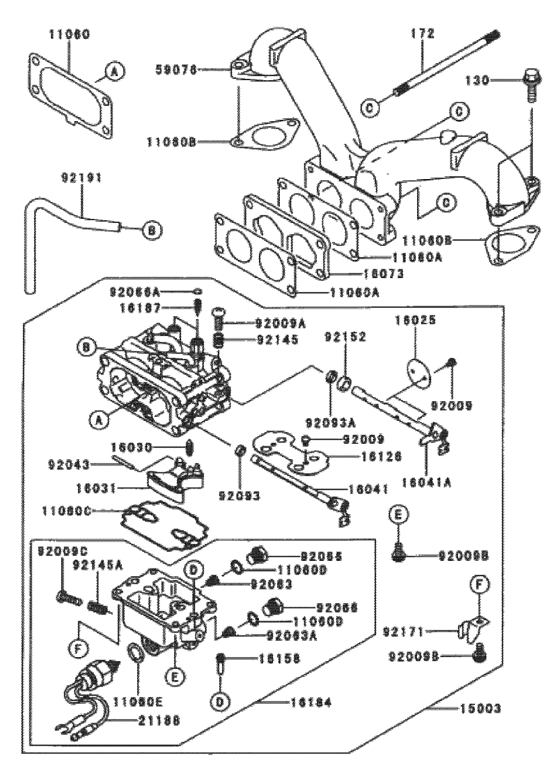 Carburetor Assembly Kawasaki Fh601v S07
