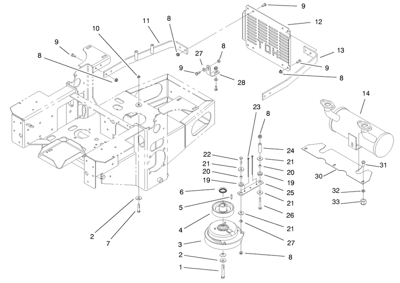 Engine And Clutch Assembly